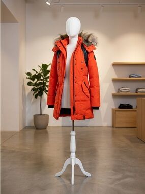 SALE Rudsak down parka with fur hood and trim